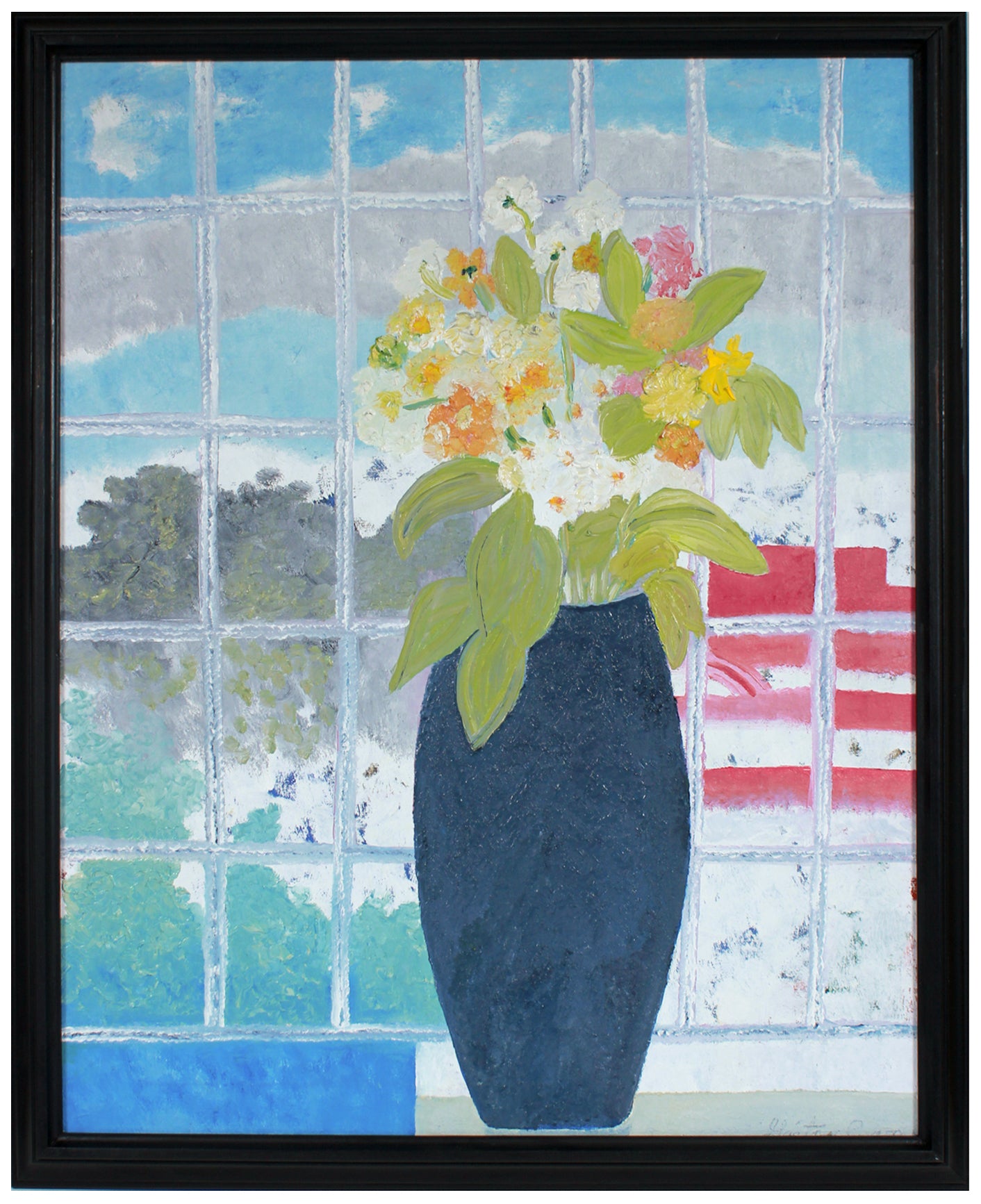 Quarantine Bouquet <br>2020 Oil on Canvas <br><br>#B1373