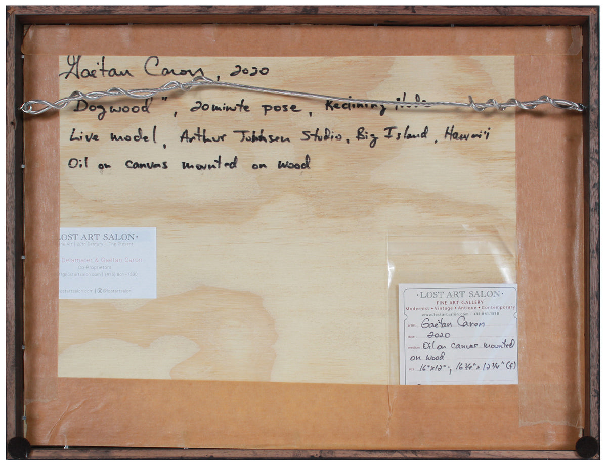 <i>Dogwood</i> <br>2020 Oil on Canvas Mounted to Board<br><br>#B1385