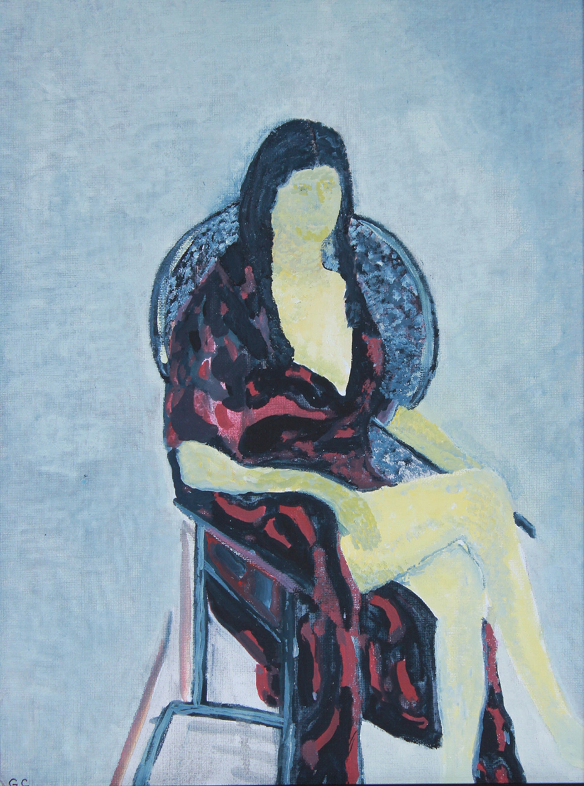 <i>Melina</i> <br>2020 Oil on Canvas Mounted to Board<br><br>#B1395