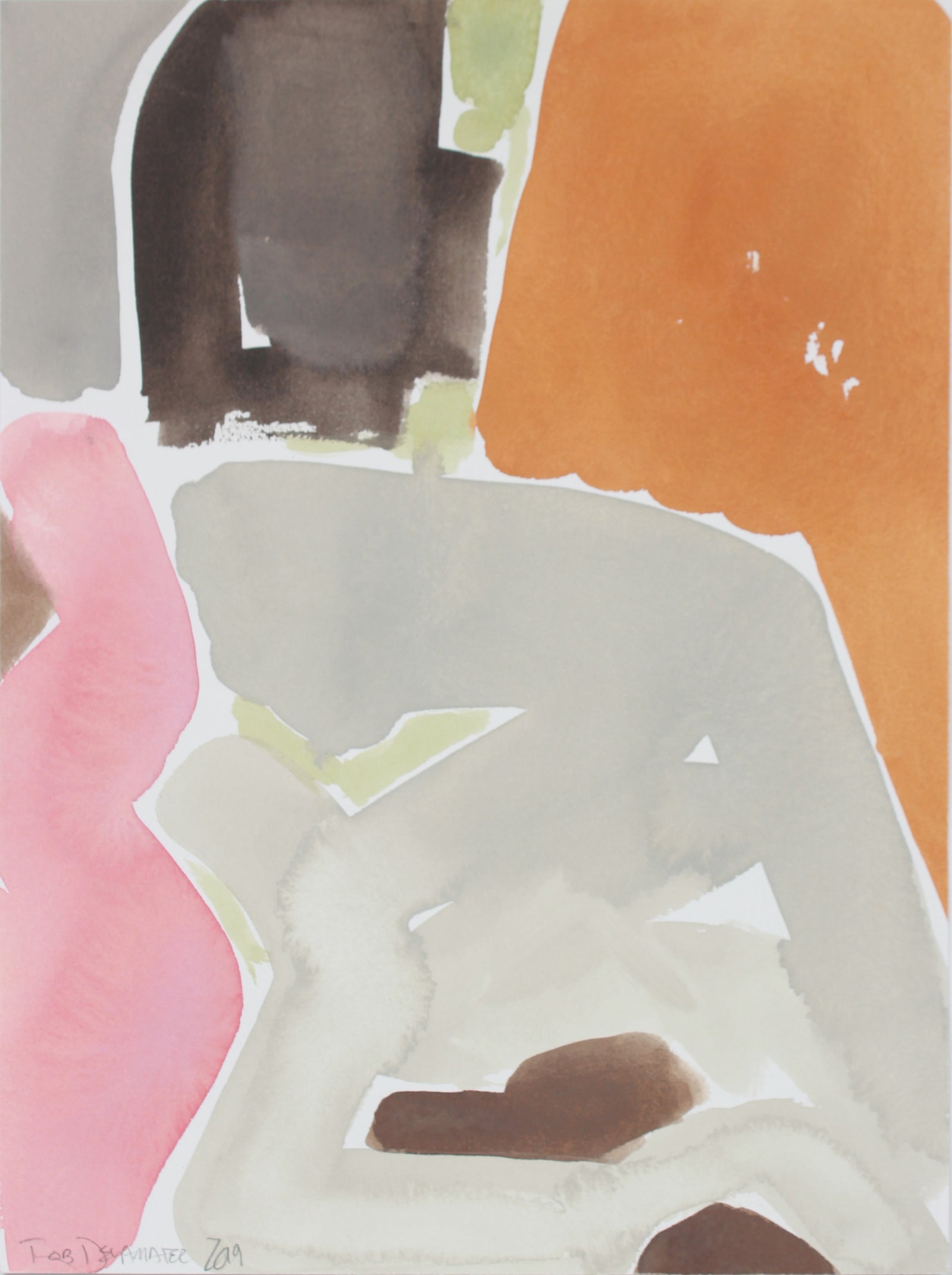 <i>Spanish Interior IV</i> <br>2019 Gouache <br><br>#B1453