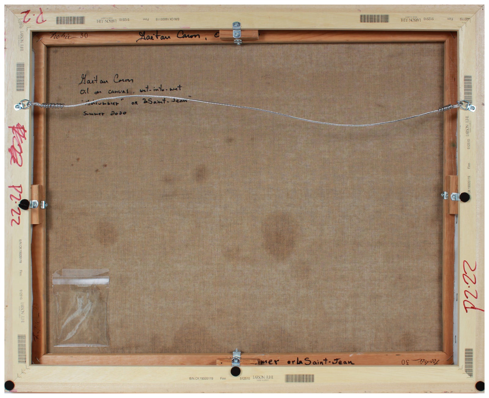 <i>La Saint-Jean or Midsummer </i><br>2020 Oil on Canvas <br><br>#B1523