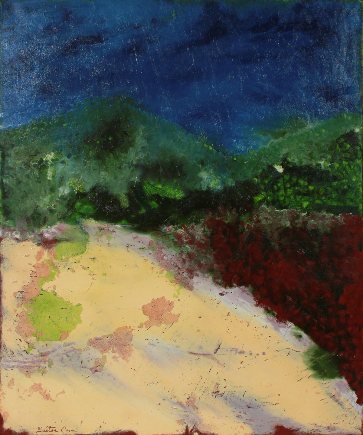 <i>Summer Solstice or Solstice d'été</i><br>2020 Oil on Canvas <br><br>#B1557
