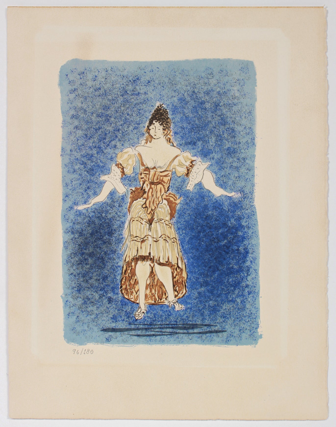 <i>Les fâcheux</i> <br>0960-63 Color Lithograph <br><br>#B1580