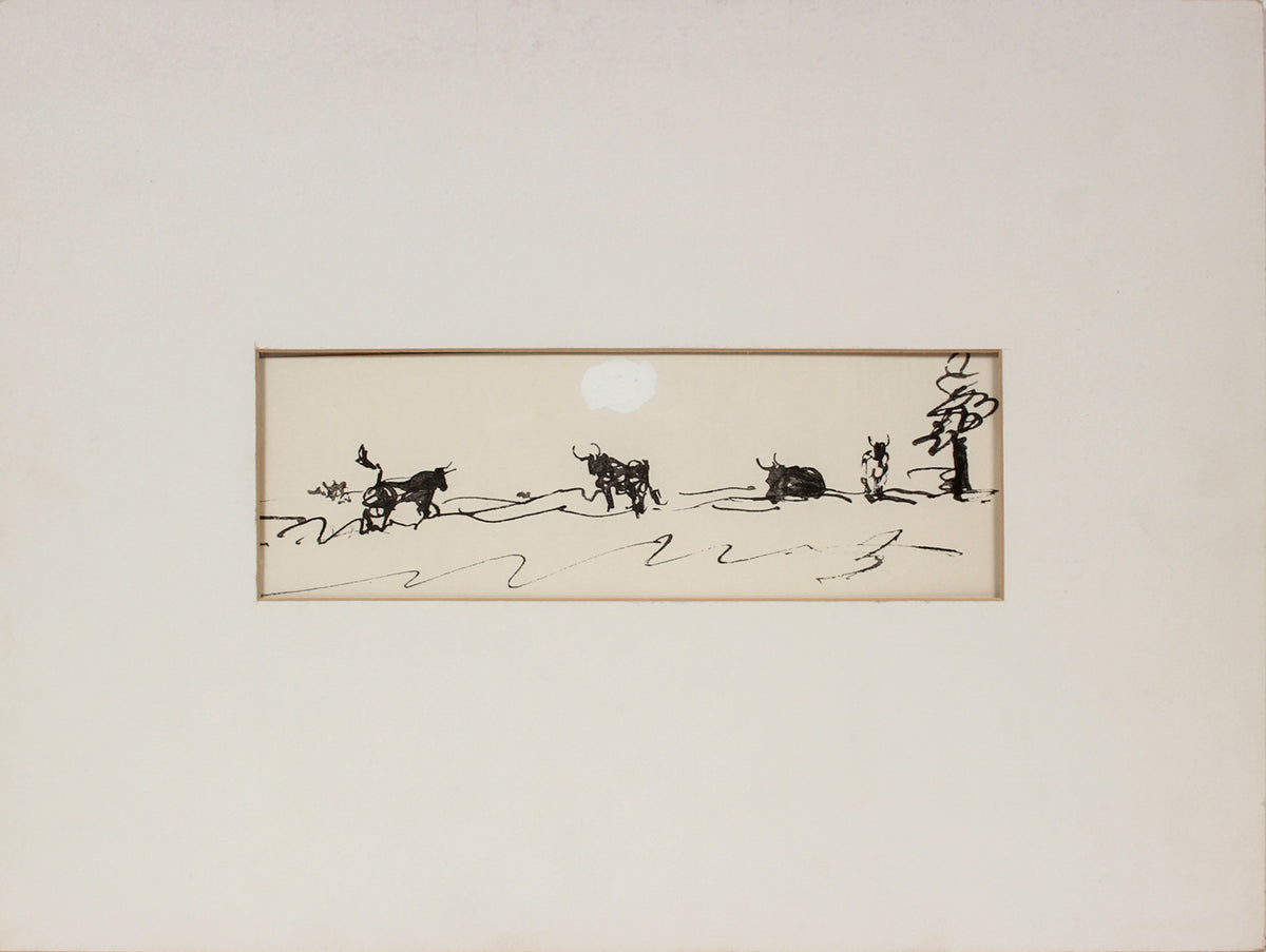 From <i>La Tauromaquia</i> <br>1959 Aquatint <br><br>#B1602