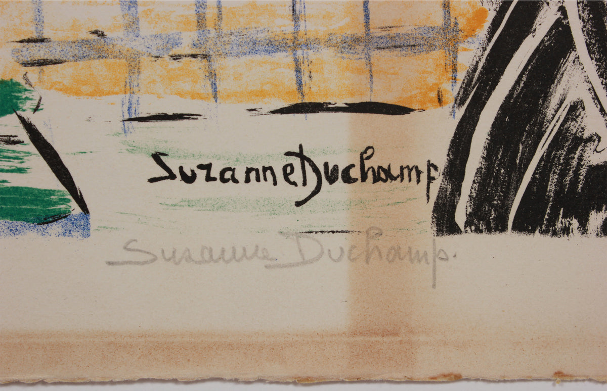 <i>Anemones</i> <br>Early-Mid 20th Century Color Lithograph <br><br>#B1616