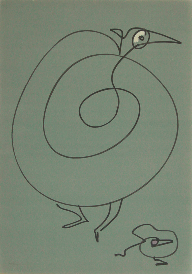 From <i>Les chiens ont soif (The Dogs Are Thirsty)</i> <br>1964 Lithograph <br><br>#B1657