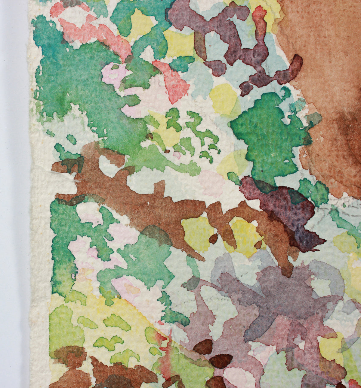 <i>Coastal Embroidery</i> <br>20th Century Watercolor <br><br>#B1756