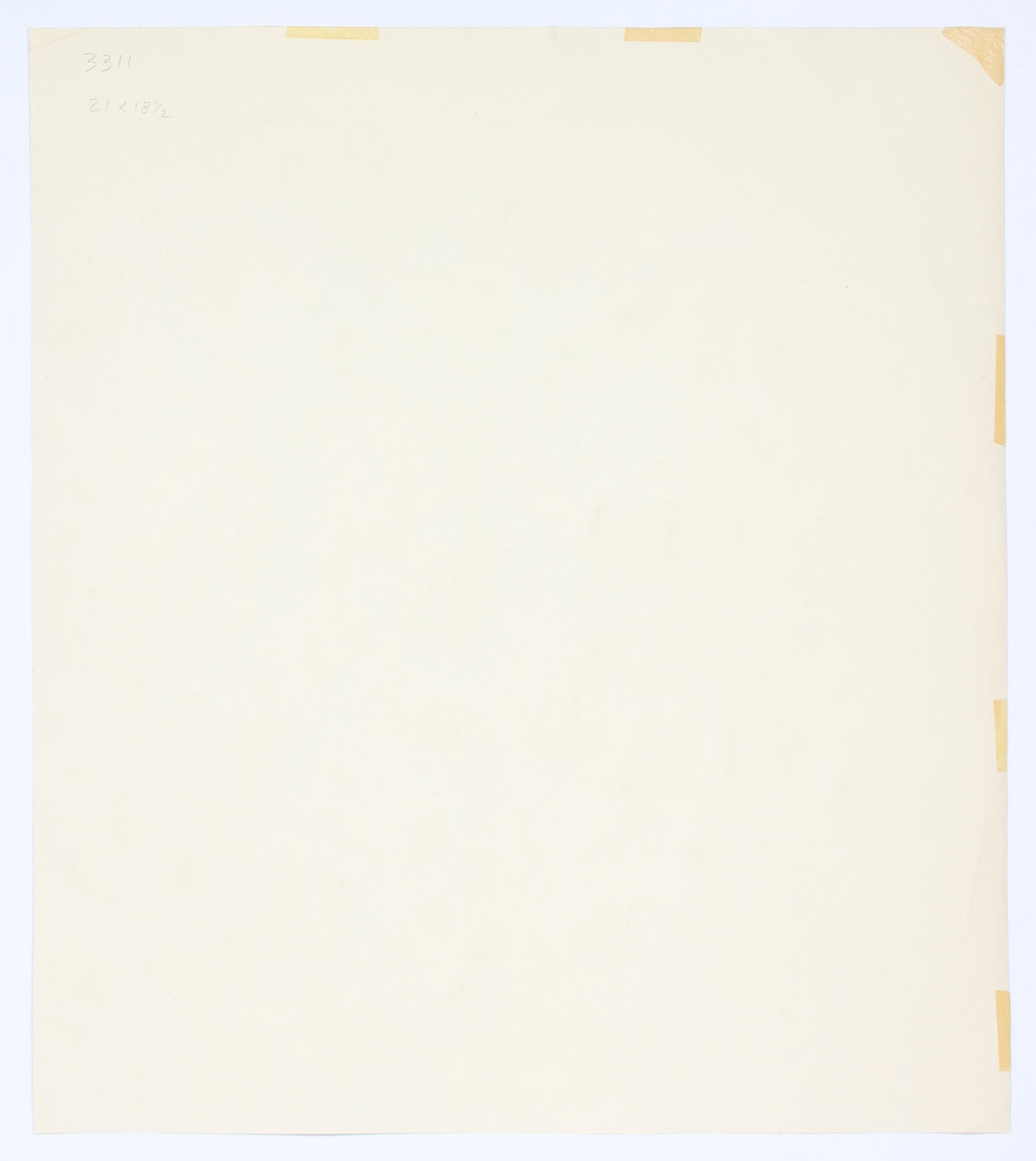 Peaches & Bananas Still Life <br>20th Century Watercolor<br><br>#B1921