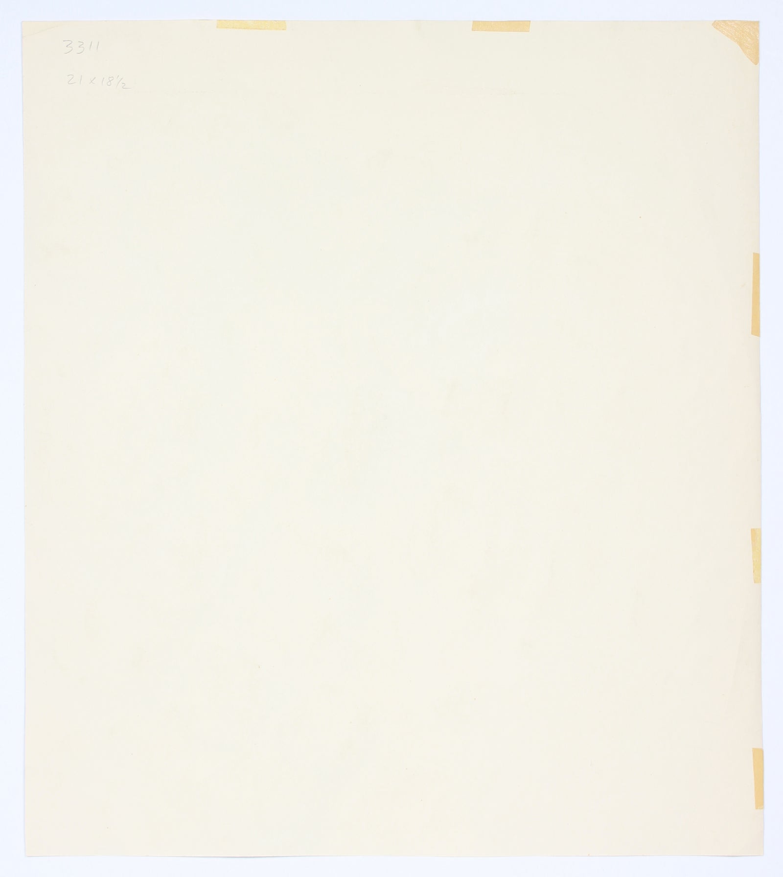 Peaches & Bananas Still Life <br>20th Century Watercolor<br><br>#B1921