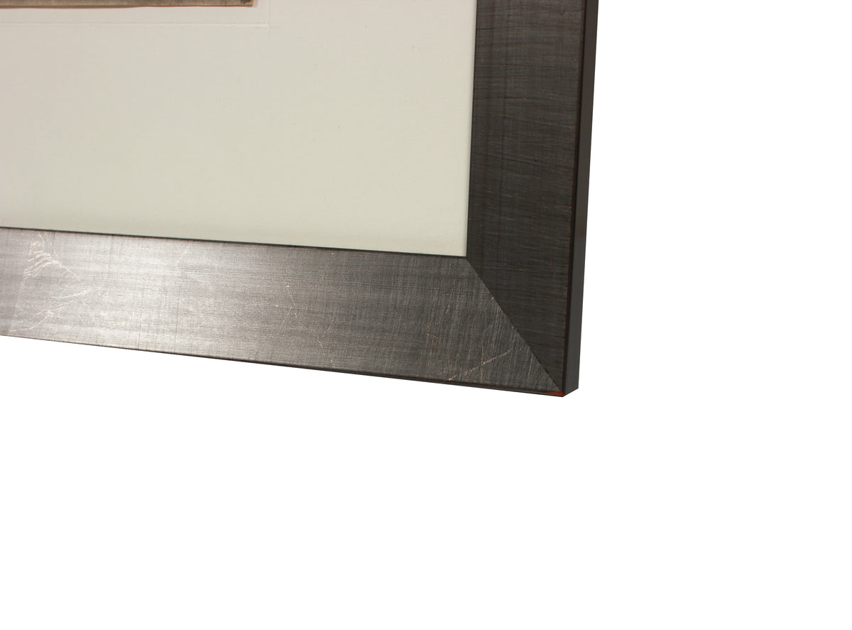 Abstracted Female Nude Pair <br>1970s Ink Wash <br><br>#B1993