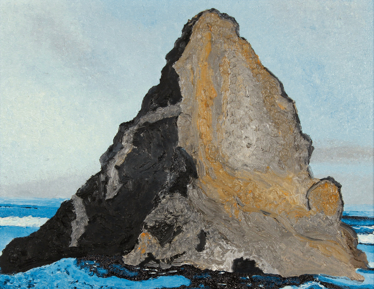 <i>The Rock</i> <br>2020 Oil on Canvas <br><br>#B2032
