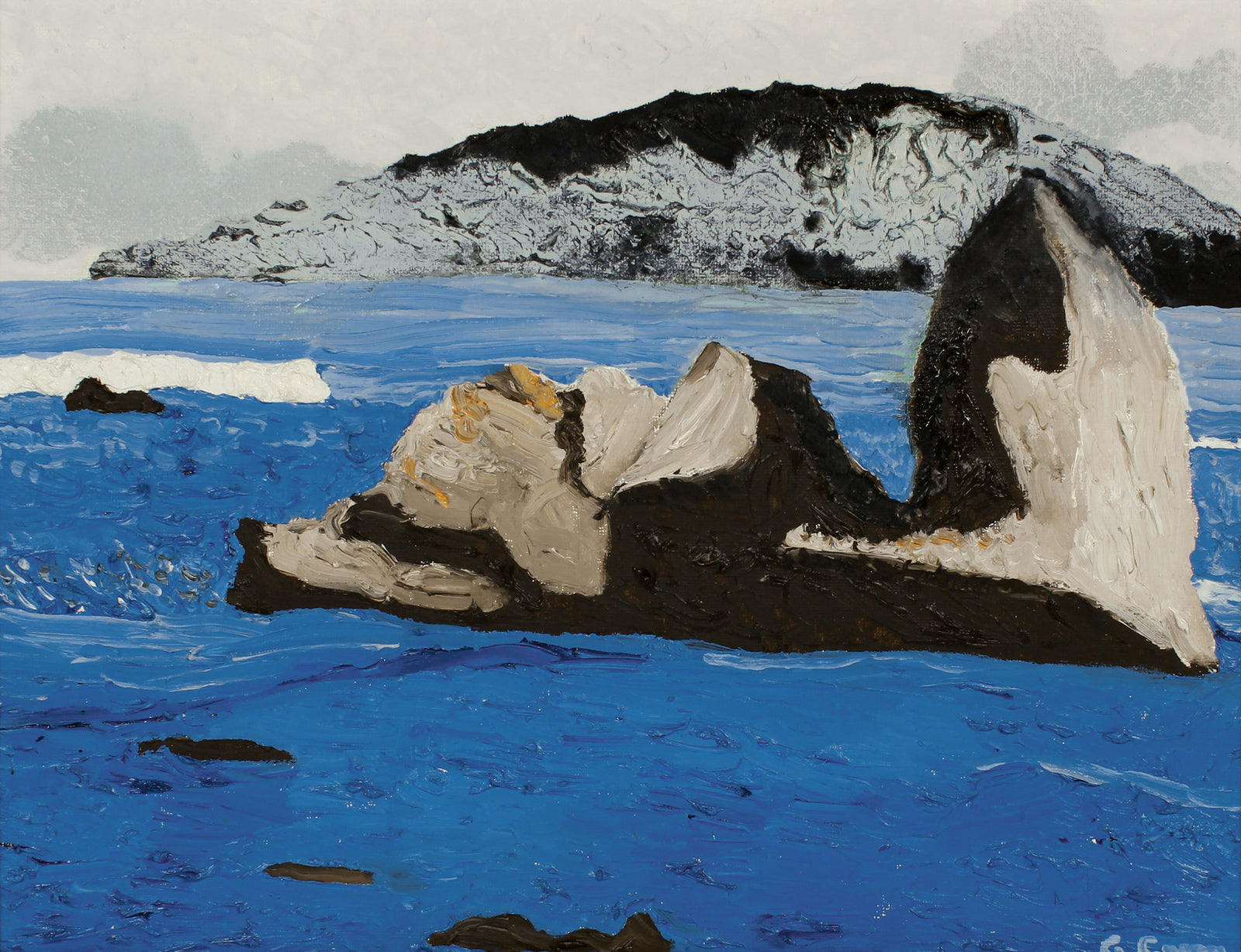 <i>Pomo Land</i> <br>2020 Oil on Canvas <br><br>#B2036