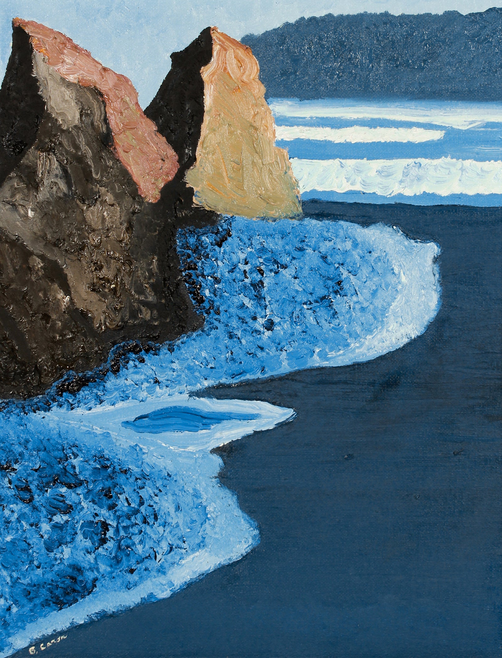 <i>Water Dragons</i> <br>2020 Oil on Canvas <br><br>#B2040