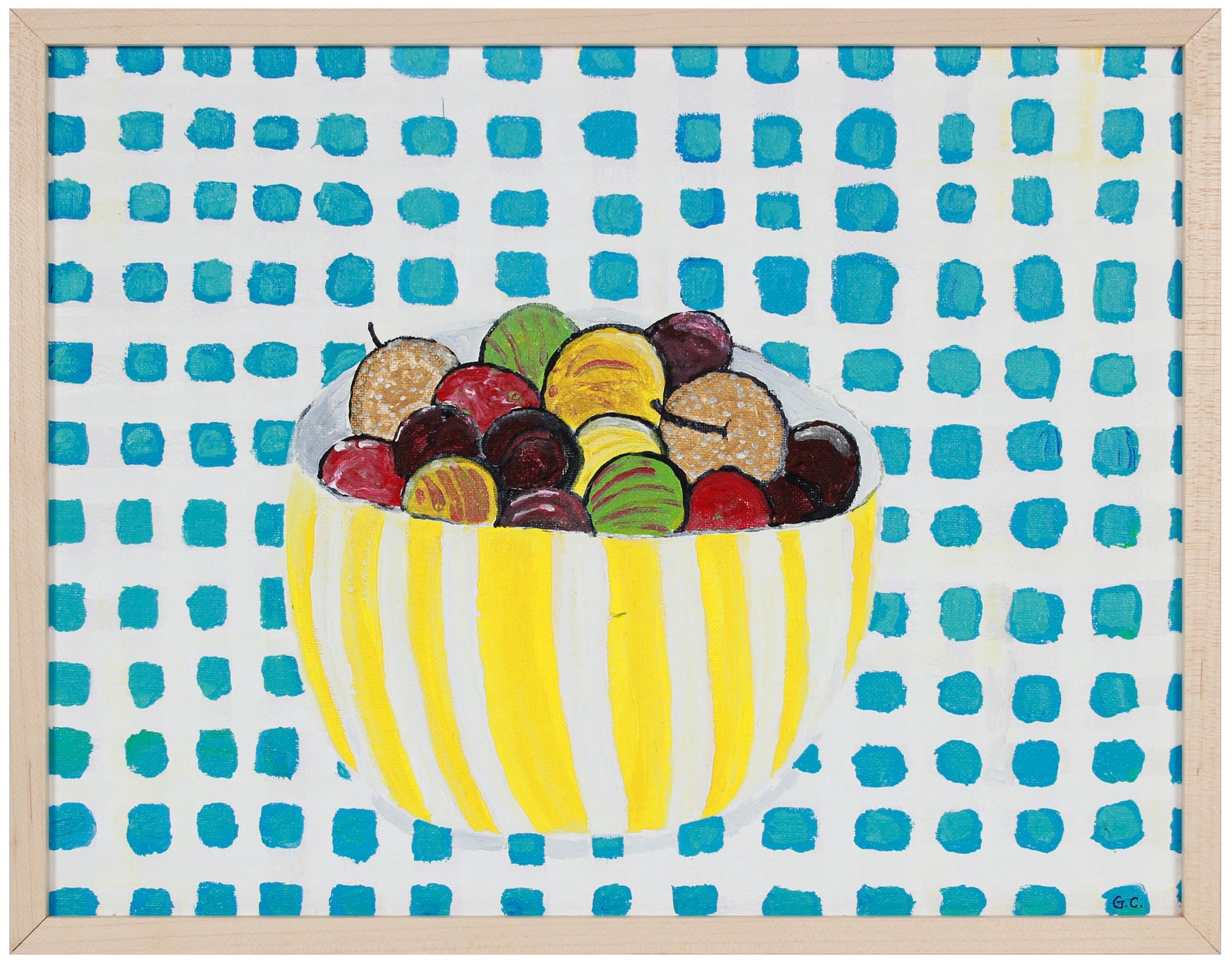 <i>Harvest Moon</i> <br>2019 Acrylic on Canvas <br><br>#B2043