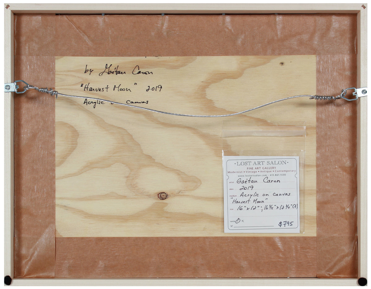 <i>Harvest Moon</i> <br>2019 Acrylic on Canvas <br><br>#B2043