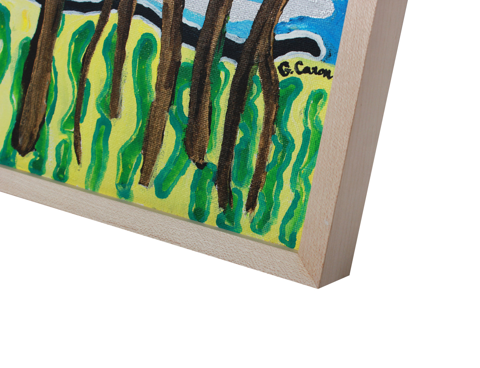 <i>Marchs Pond II, New Hampshire</i> <br>2019 Acrylic on Canvas<br><br>#B2049