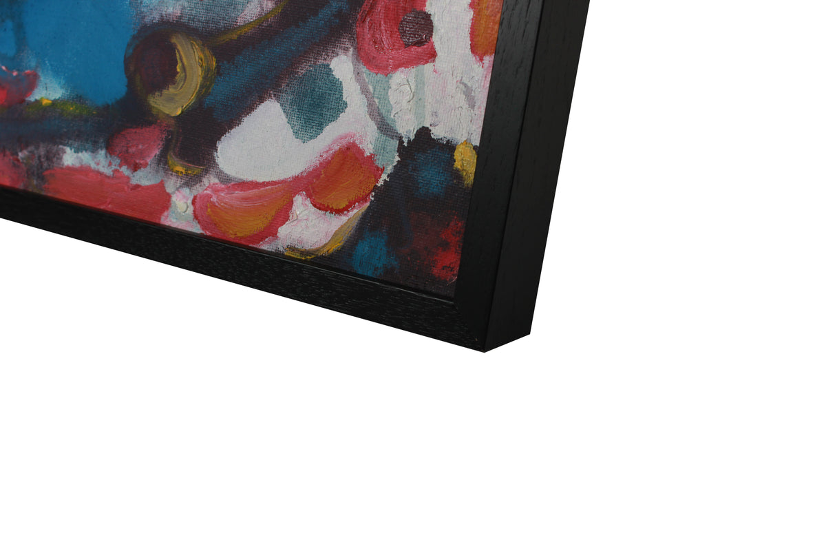 <i>Composition Abstract</i> <br>2020 Oil on Canvas Mounted to Board <br><br>#B2059