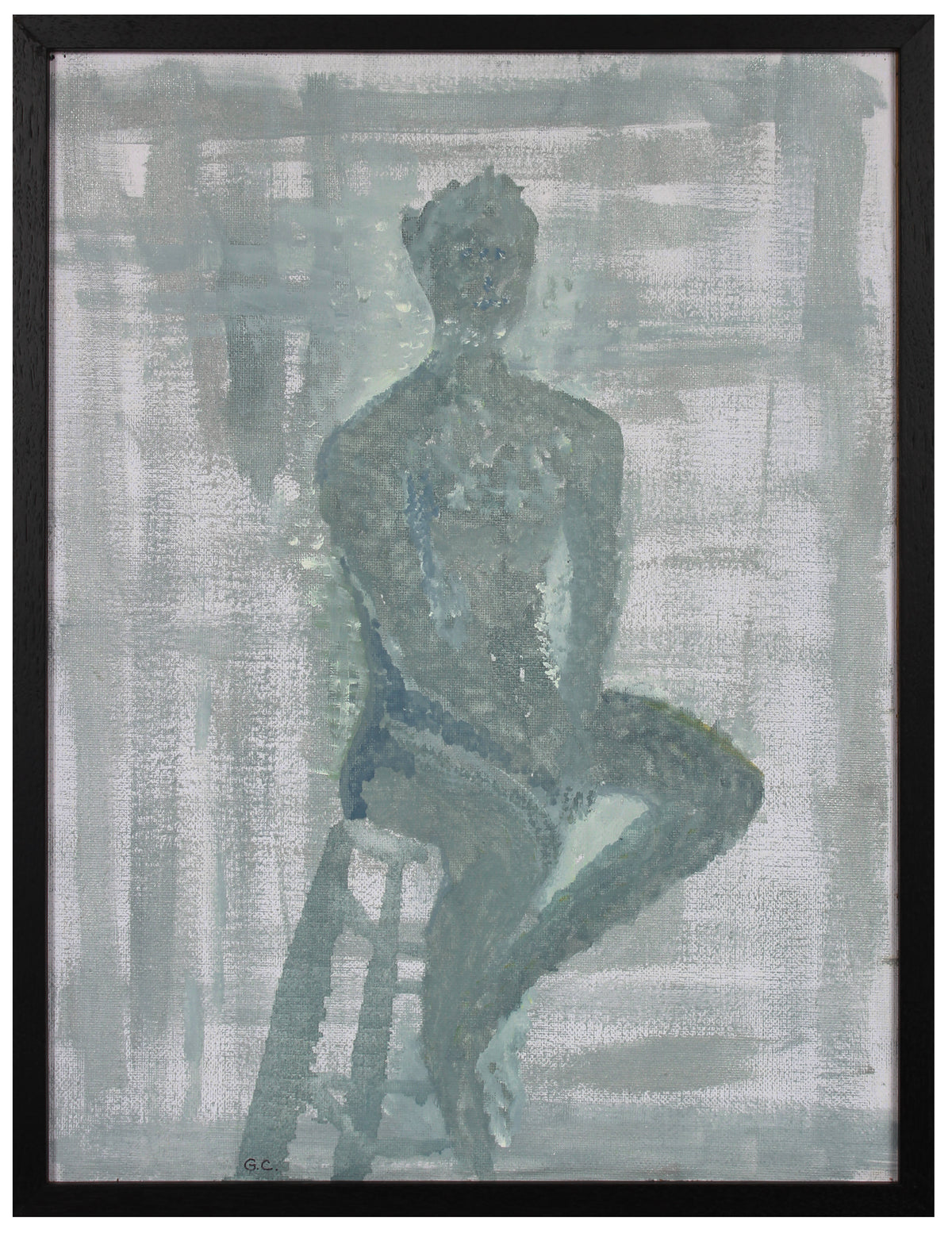 &lt;i&gt;Dog Wood - Seated Nude&lt;/i&gt; &lt;br&gt;2020 Oil on Canvas Mounted to Board&lt;br&gt;&lt;br&gt;#B2062