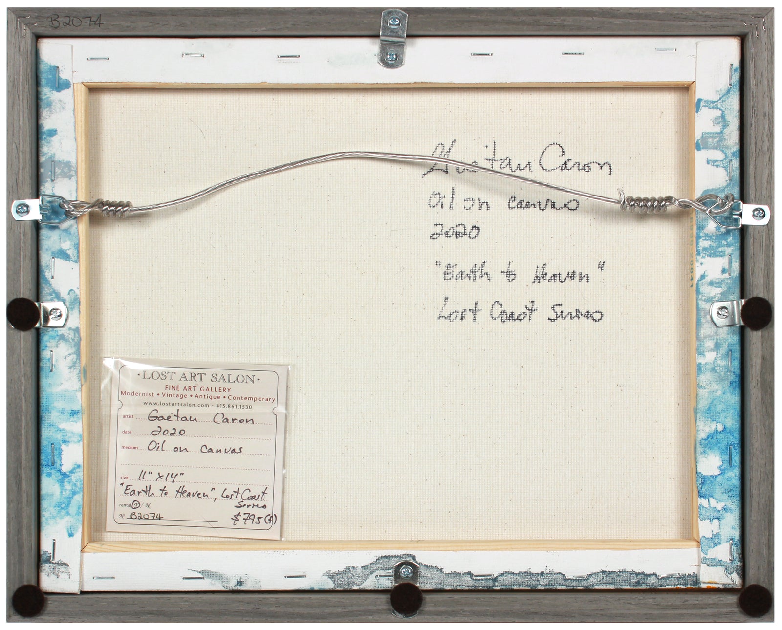 <i>Earth to Heaven</i> <br>2020 Oil on Canvas <br><br>#B2074