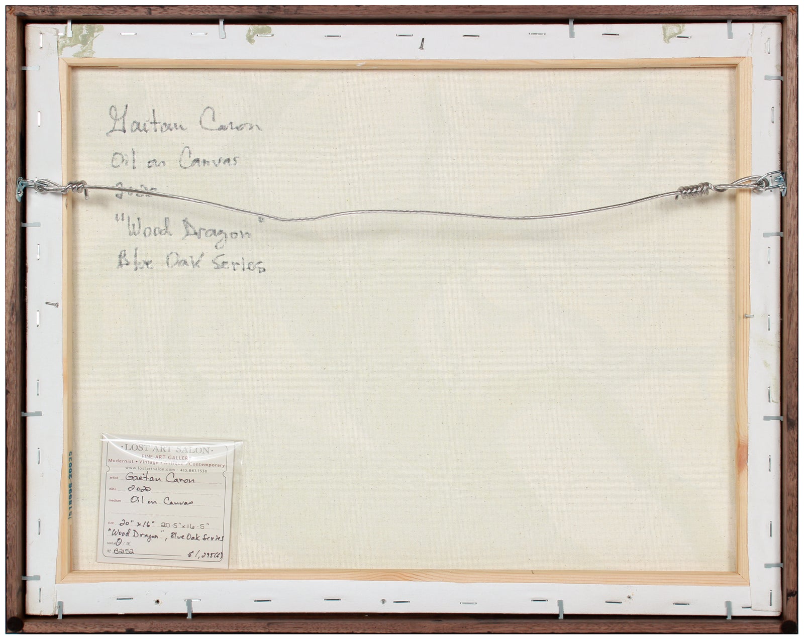 <i>Wood Dragon</i> <br>2020 Oil on Canvas<br><br>#B2152