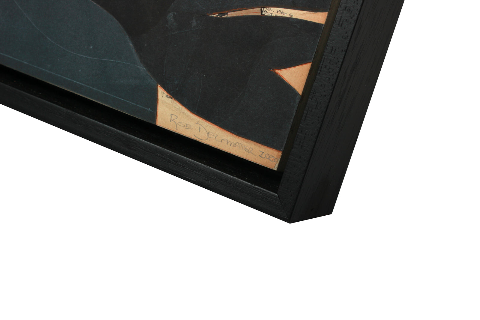 <i>Larousse</i><br>2020 Mixed Media Collage and Ink on Wood Board<br><br>#B2159