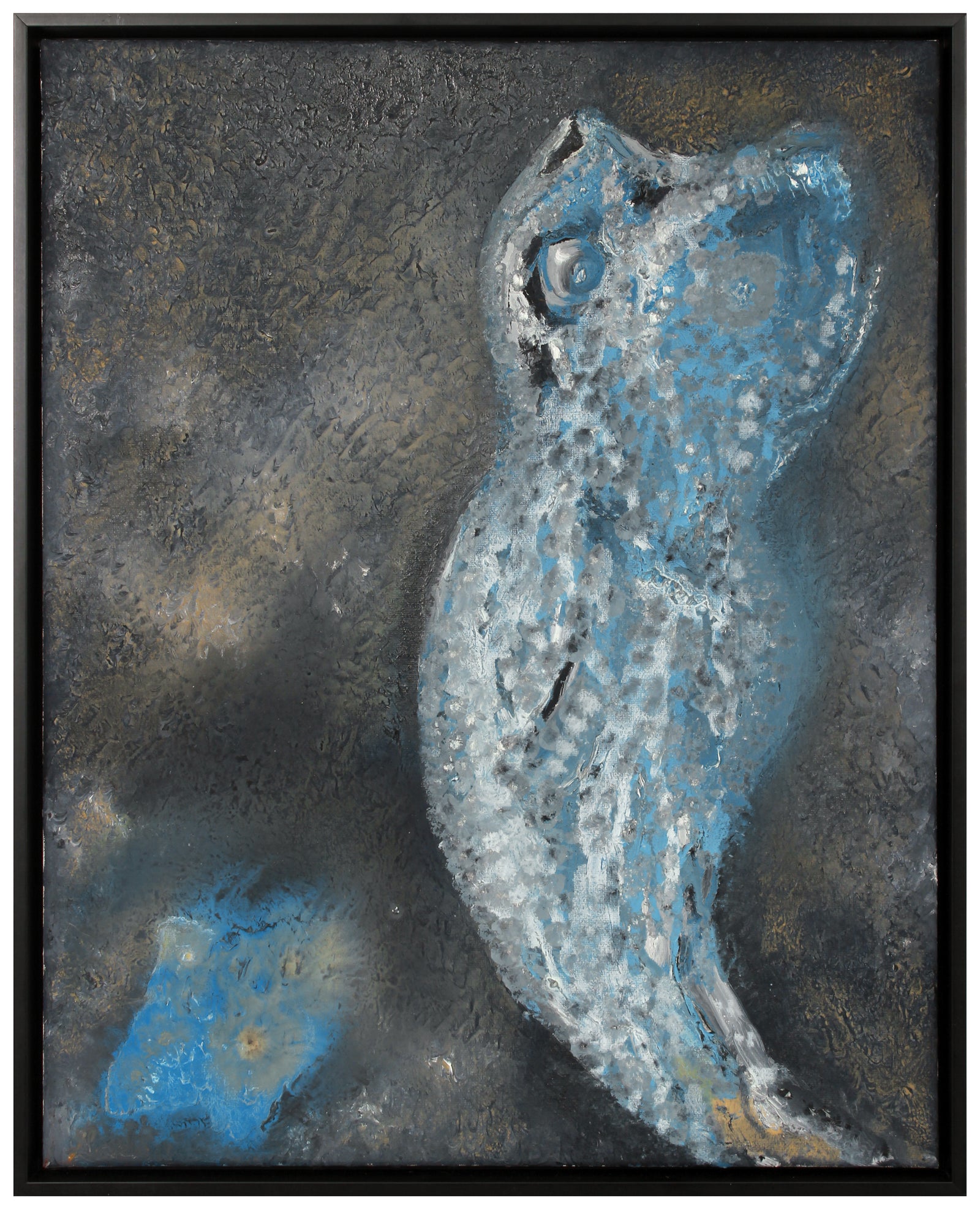 <i>Passage d'une âme or Passage of a Spirit</i> <br>2020 Oil on Canvas<br><br>#B2195