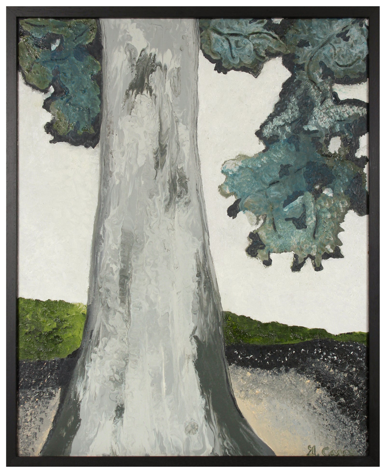 <i>Le chêne bleu or Blue Oak</i> <br>2020 Oil on Canvas<br><br>#B2197