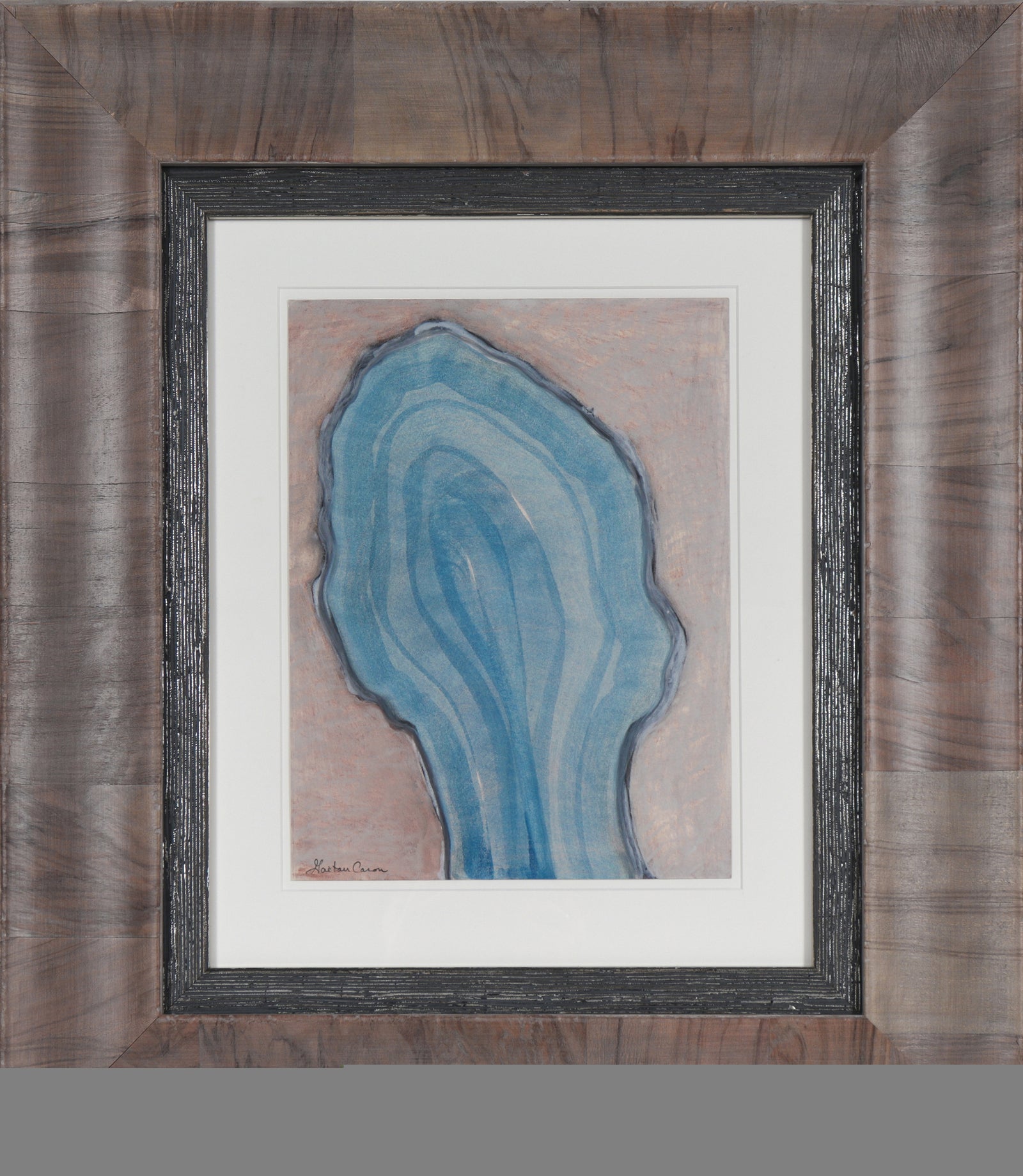 <i>Self Portrait</i> <br>2020 Pencil, Chalk and Oil <br><br>#B2206