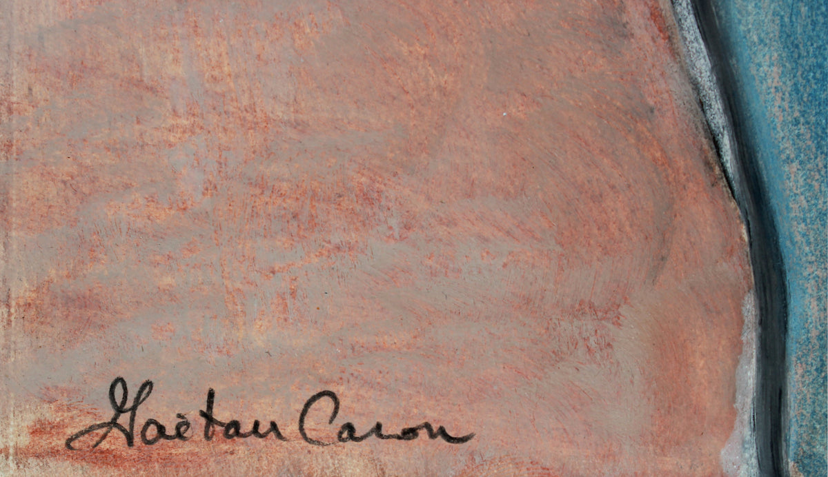 <i>Self Portrait</i> <br>2020 Pencil, Chalk and Oil <br><br>#B2206