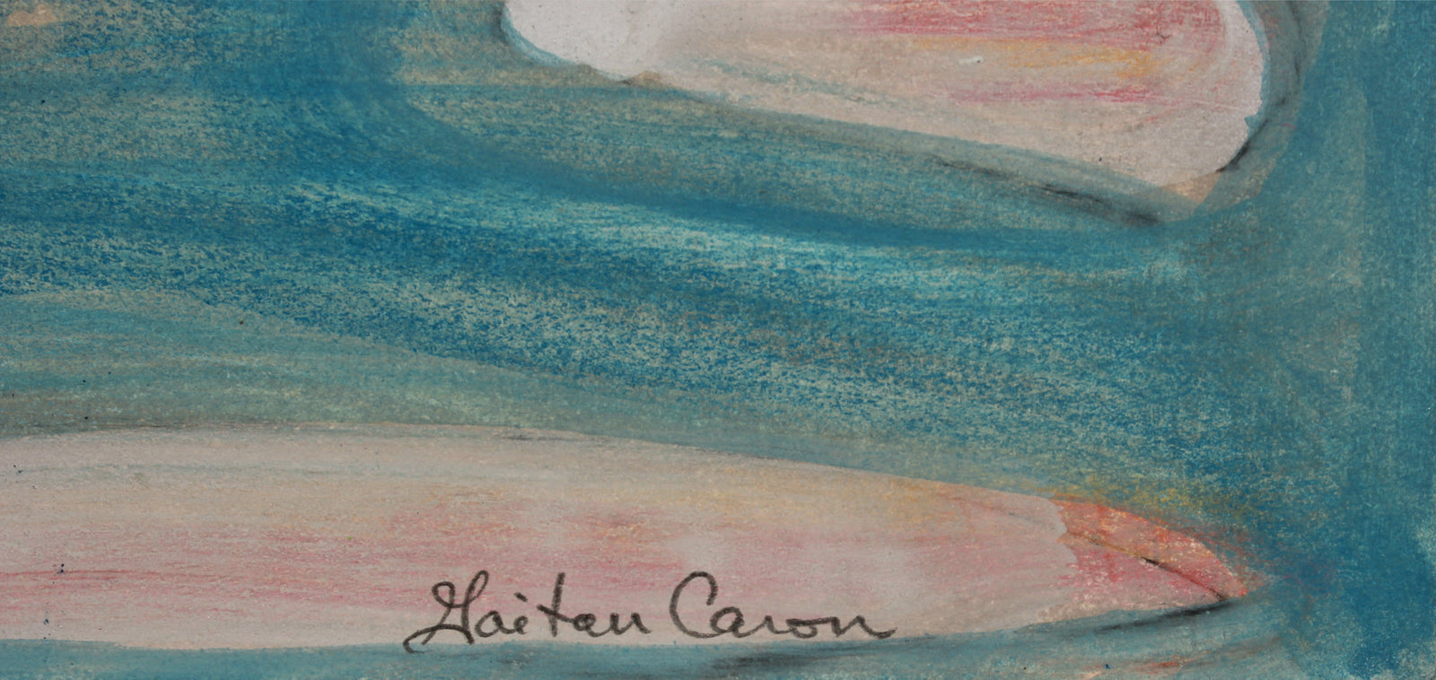 <i>Expressionist Abstraction</i> <br>2020 Pencil, Chalk and Oil <br><br>#B2208