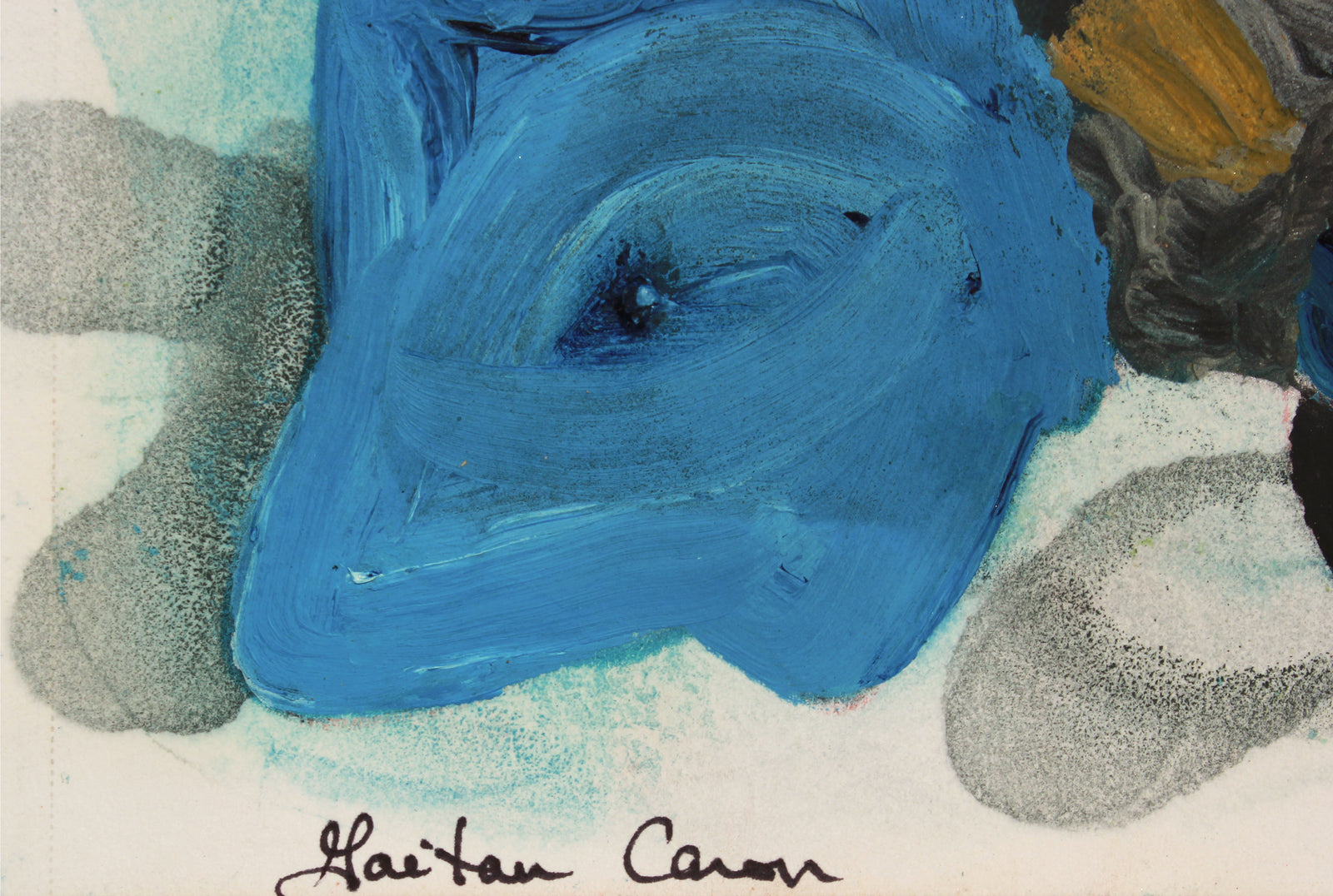 <i>River-bed</i> <br>2020 Pencil, Chalk and Oil <br><br>#B2210