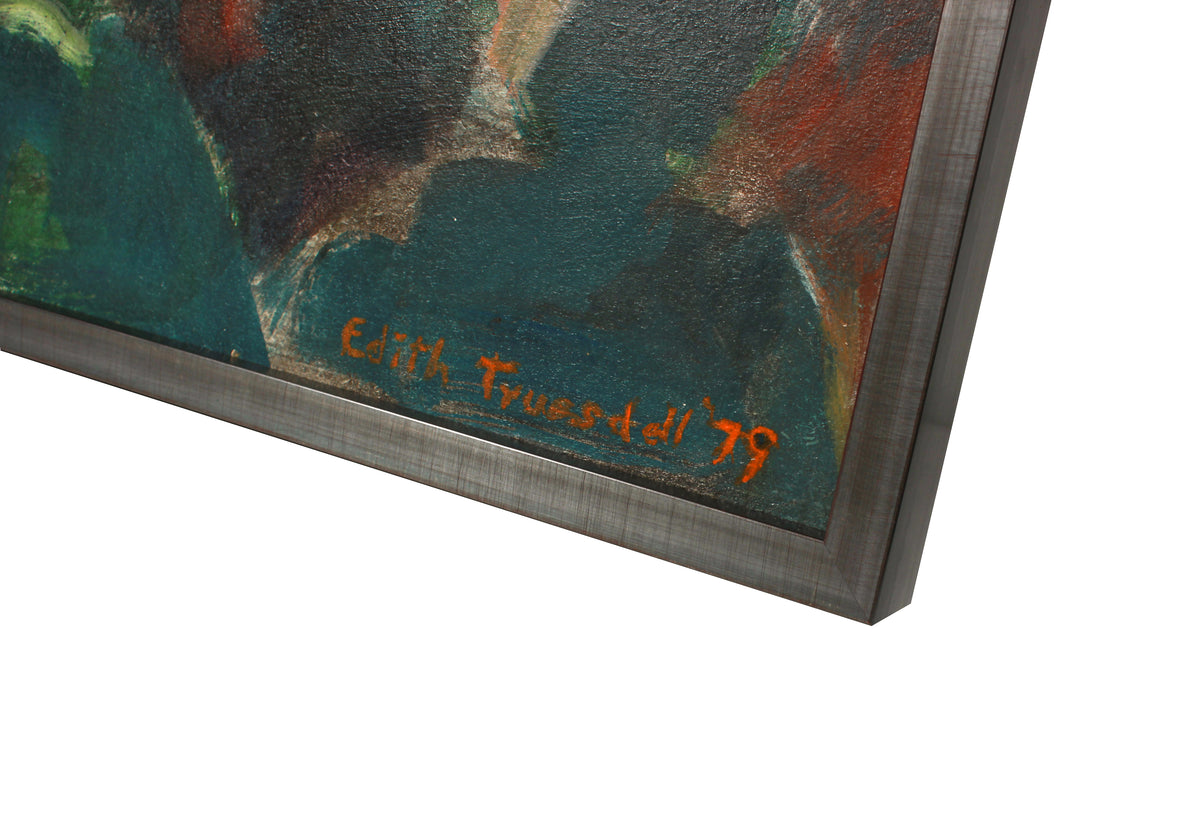 <i>The Docent</i> <br>1979 Acrylic <br><br>#B2378