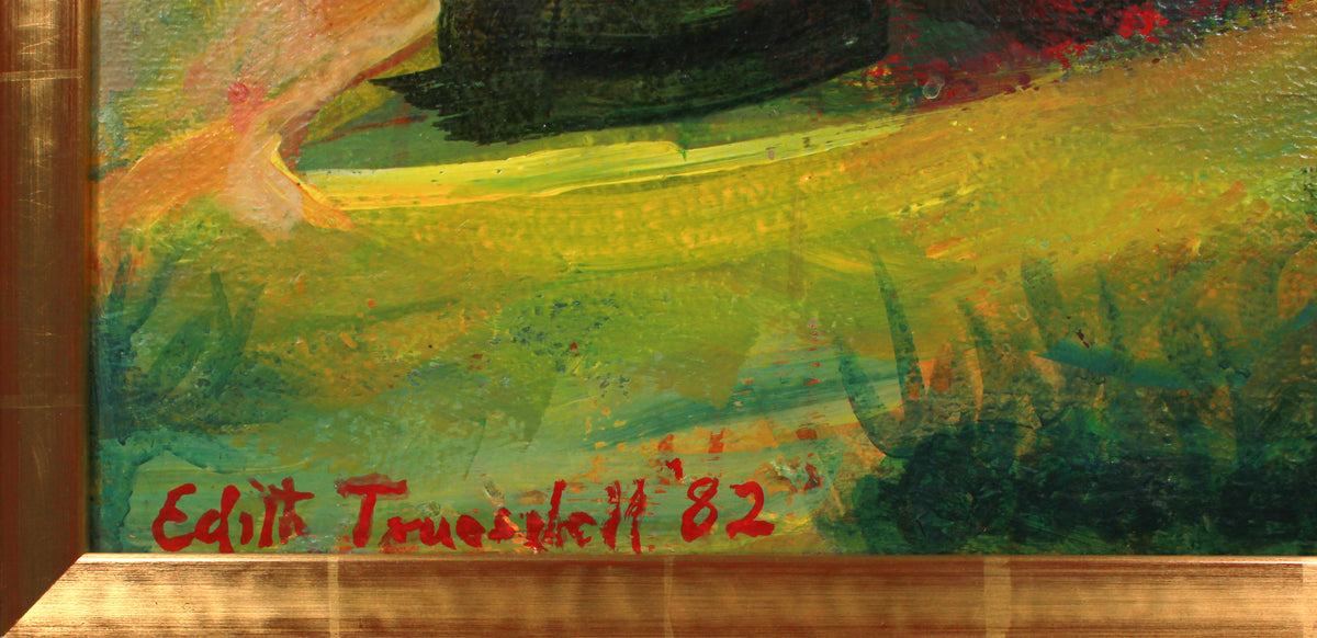 <i>New England Fall</i> <br>1982 Acrylic <br><br>#B2384