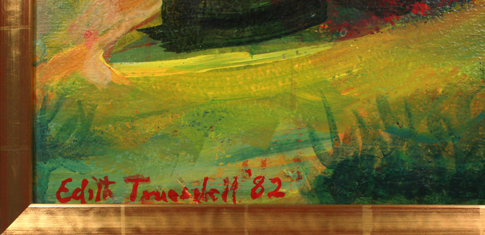 <i>New England Fall</i> <br>1982 Acrylic <br><br>#B2384