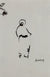 Minimalist Figure Drawing <br>1950s Ink Drawing <br><br>#B2475
