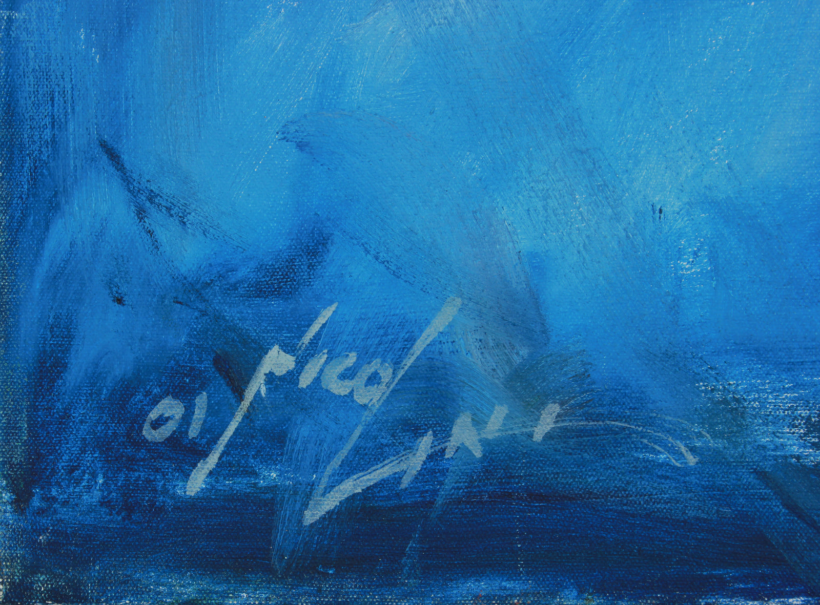 Standing Saxophone Player <br>2001 Oil <br><br>#B2572