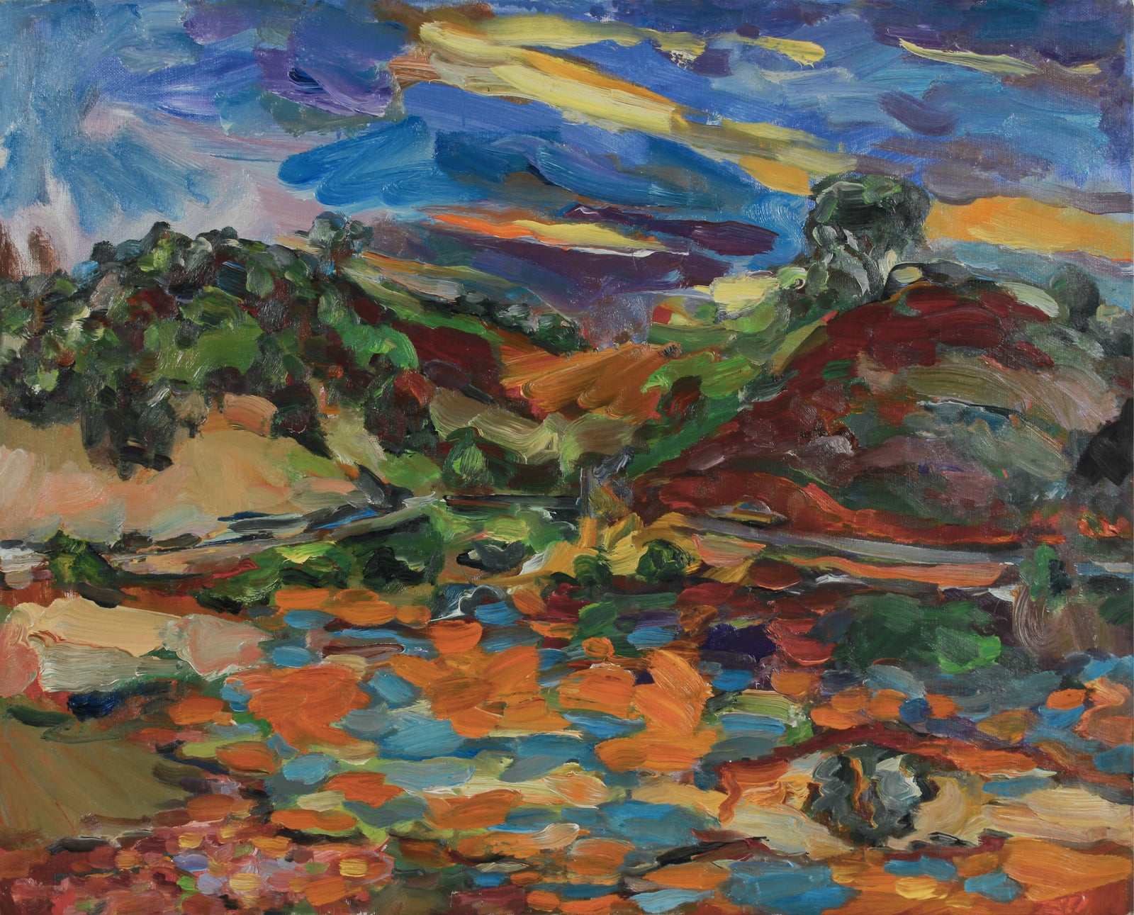 <i>North Bay Marsh</i> <br>1990 Oil <br><br>#B2586