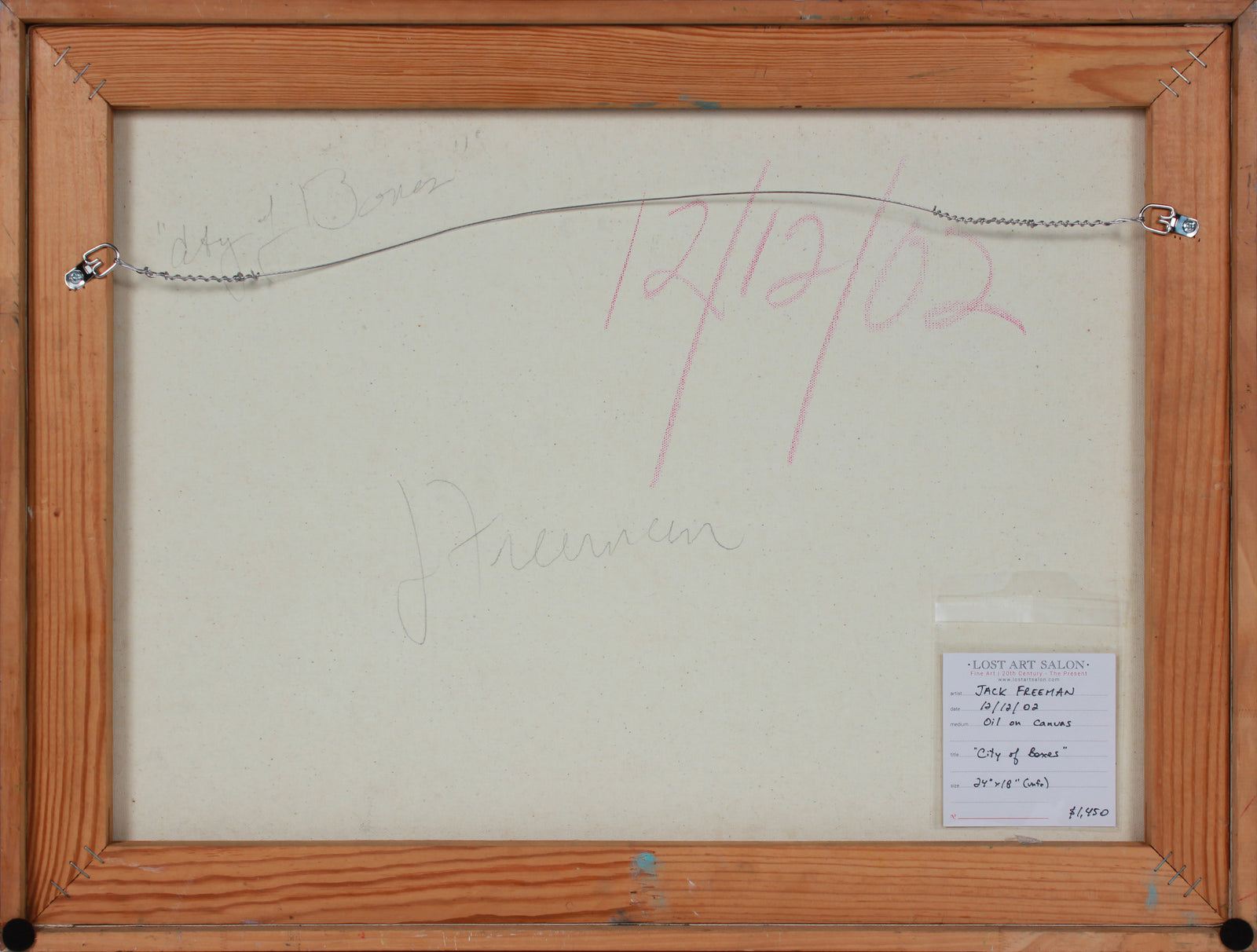 <i>City of Bones</i> <br>2002 Oil <br><br>#B2621