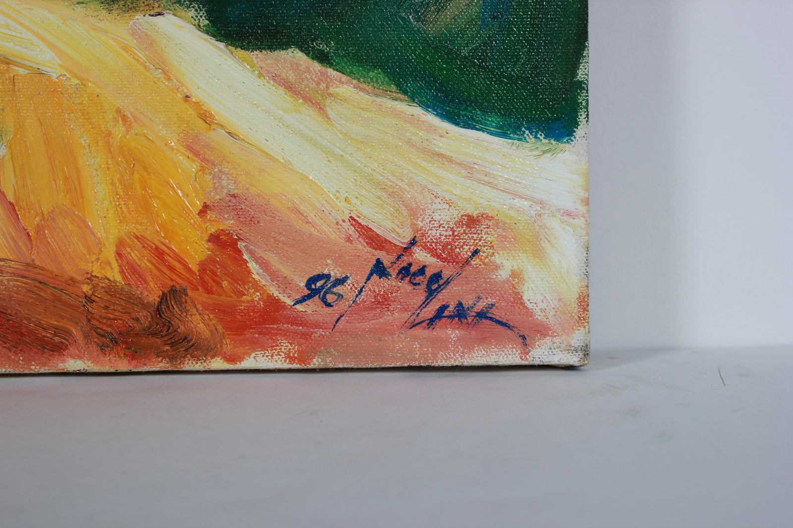 Expressionist California Landscape <br>1996 Oil <br><br>#B2697