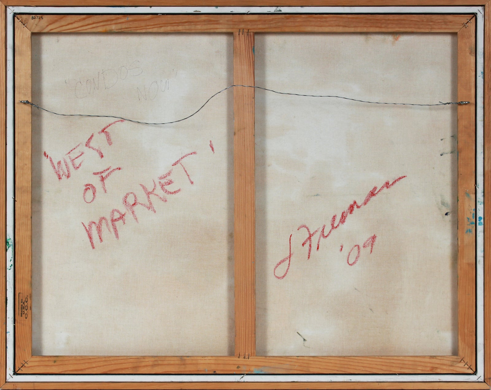 <i>West of Market</i> <br>2009 Oil <br><br>#B2725