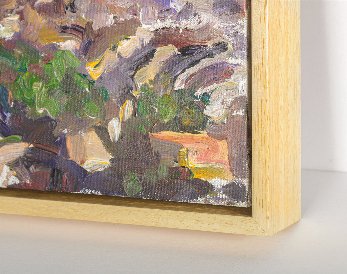 Expressionist View of San Francisco Bay <br>2008 Oil <br><br>#B2794