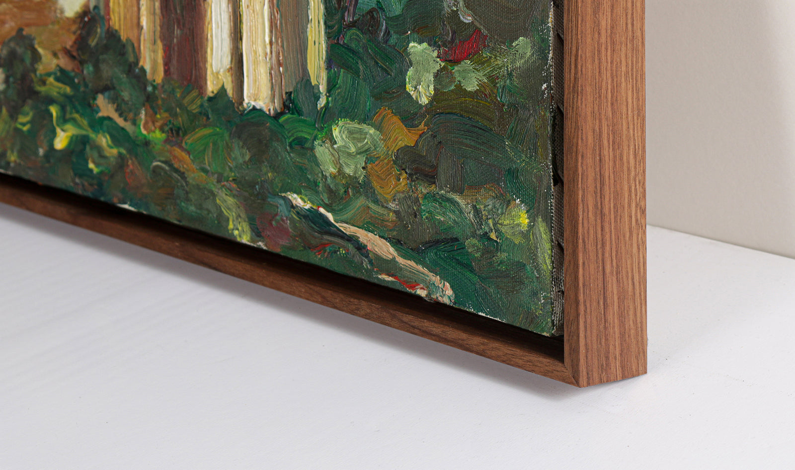 Expressionist San Francisco Scene <br>2004 Oil <br><br>#B2802