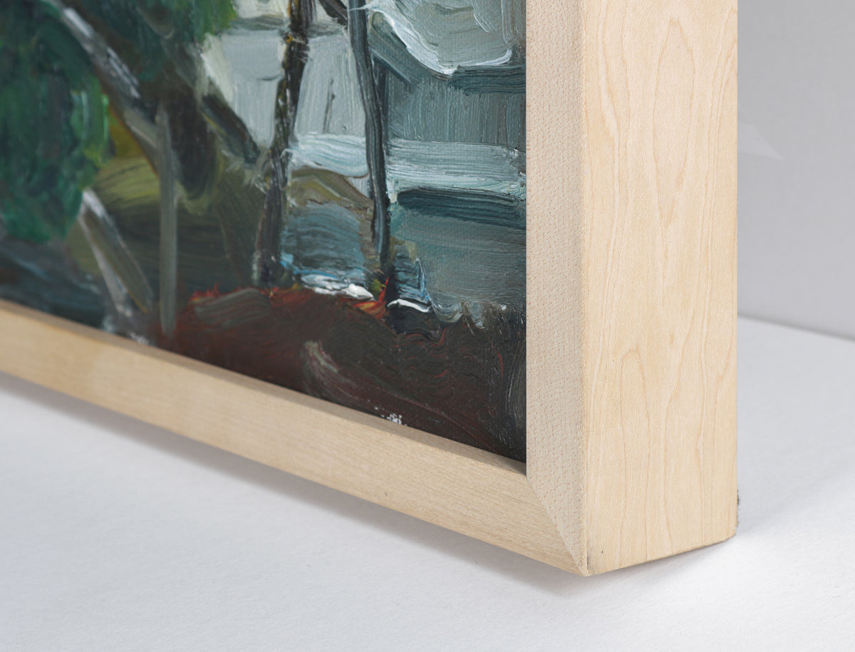 Warm Expressionist Landscape <br>2000s Oil <br><br>#B2815