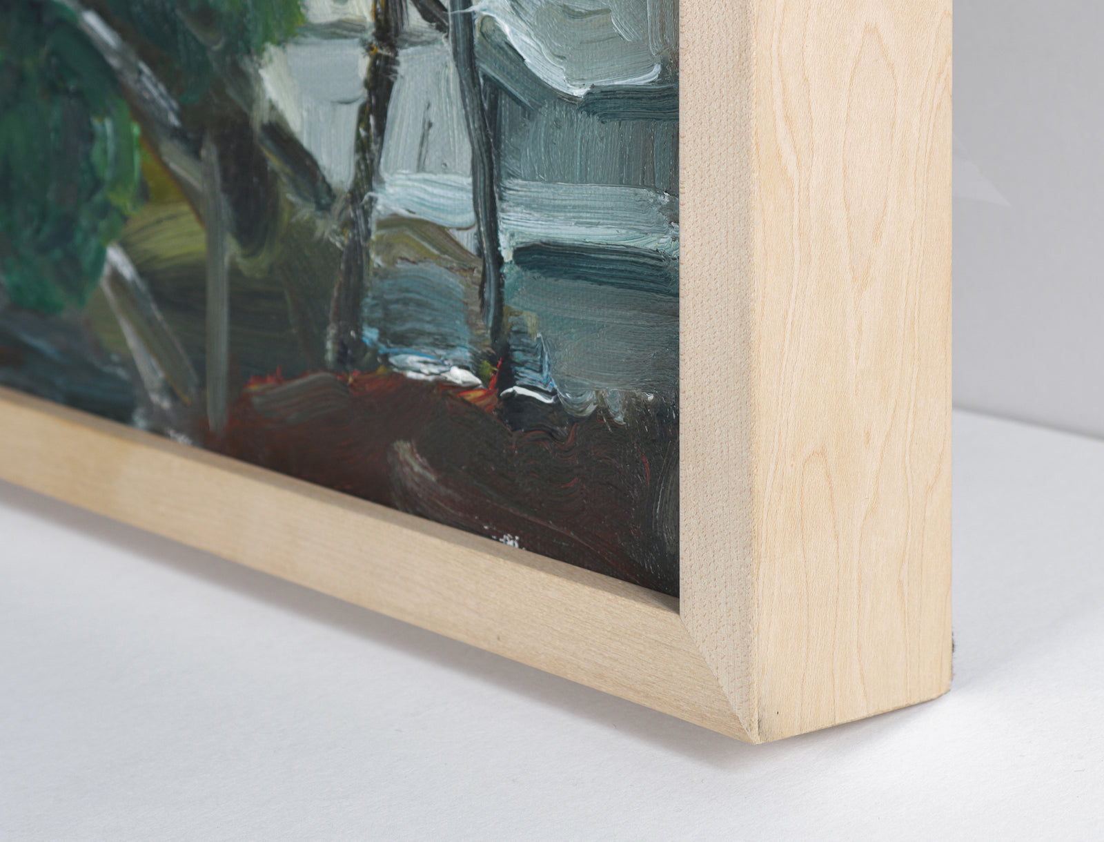 Warm Expressionist Landscape <br>2000s Oil <br><br>#B2815