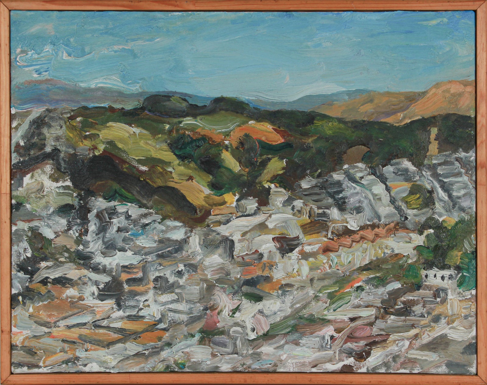 <i>Near Glen Park</i> <br>2001 Oil <br><br>#B2855