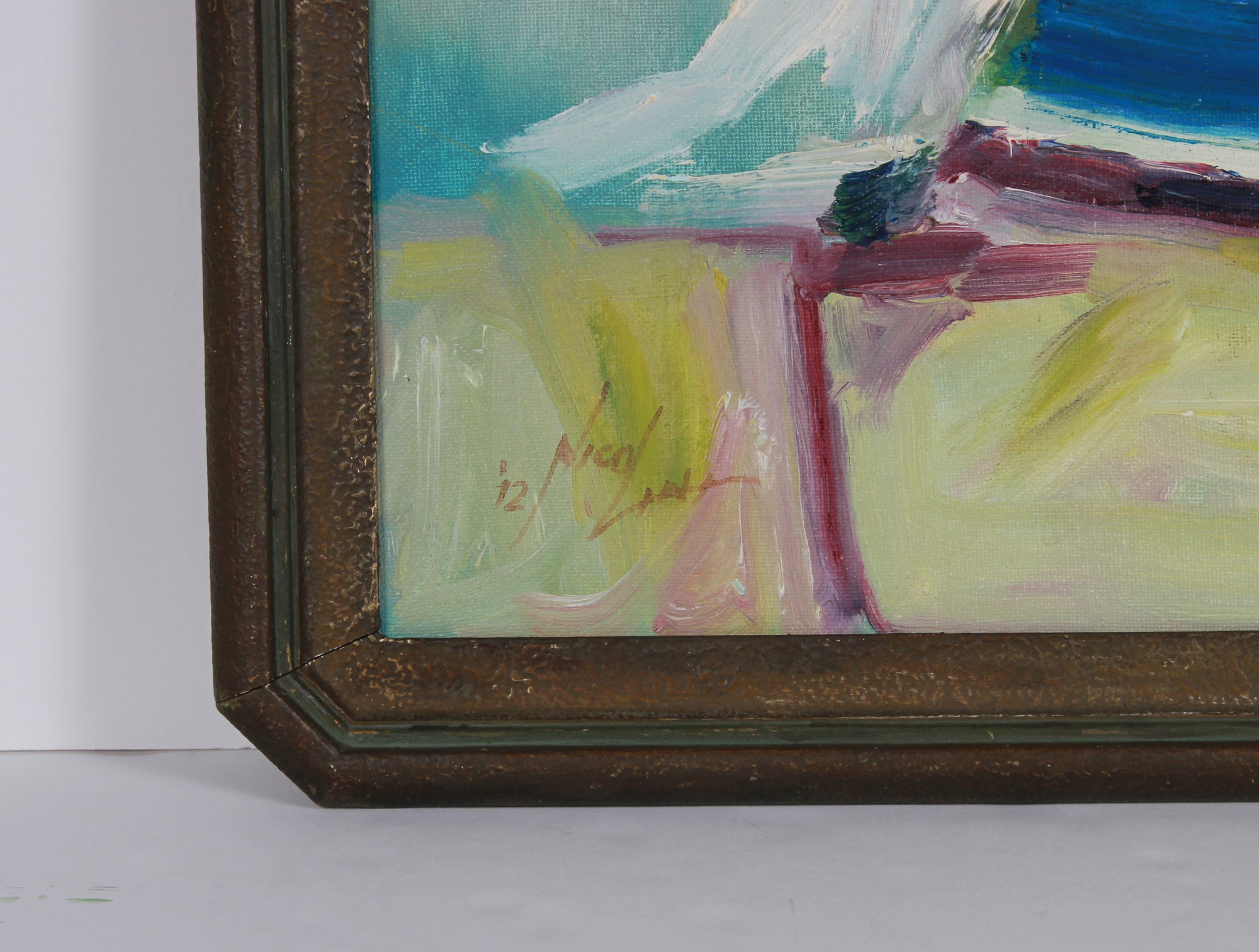 Abstracted California Landscape <br>2012 Oil  <br><br>#B2865