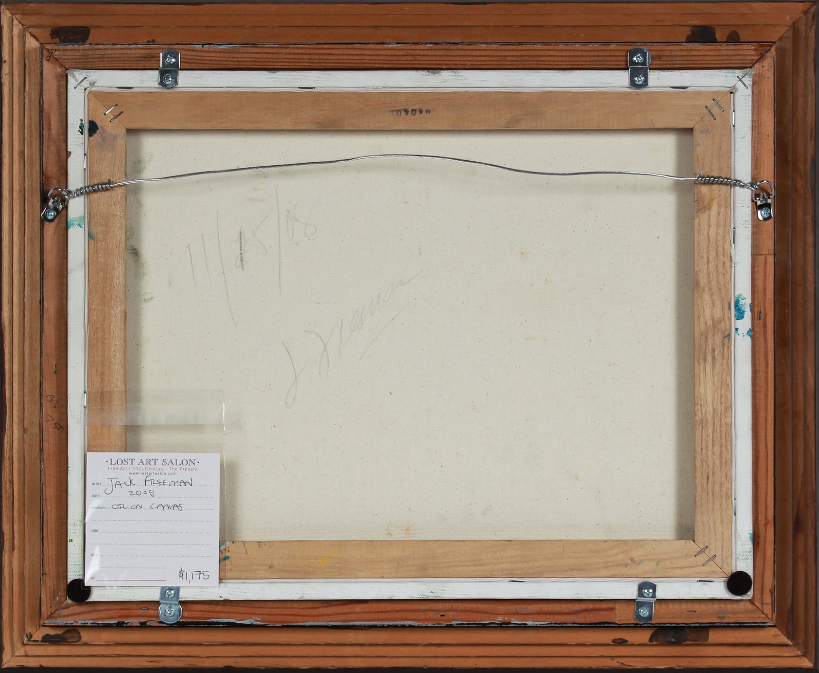 Expressionist San Francisco View <br>2008 Oil <br><br>#B2875