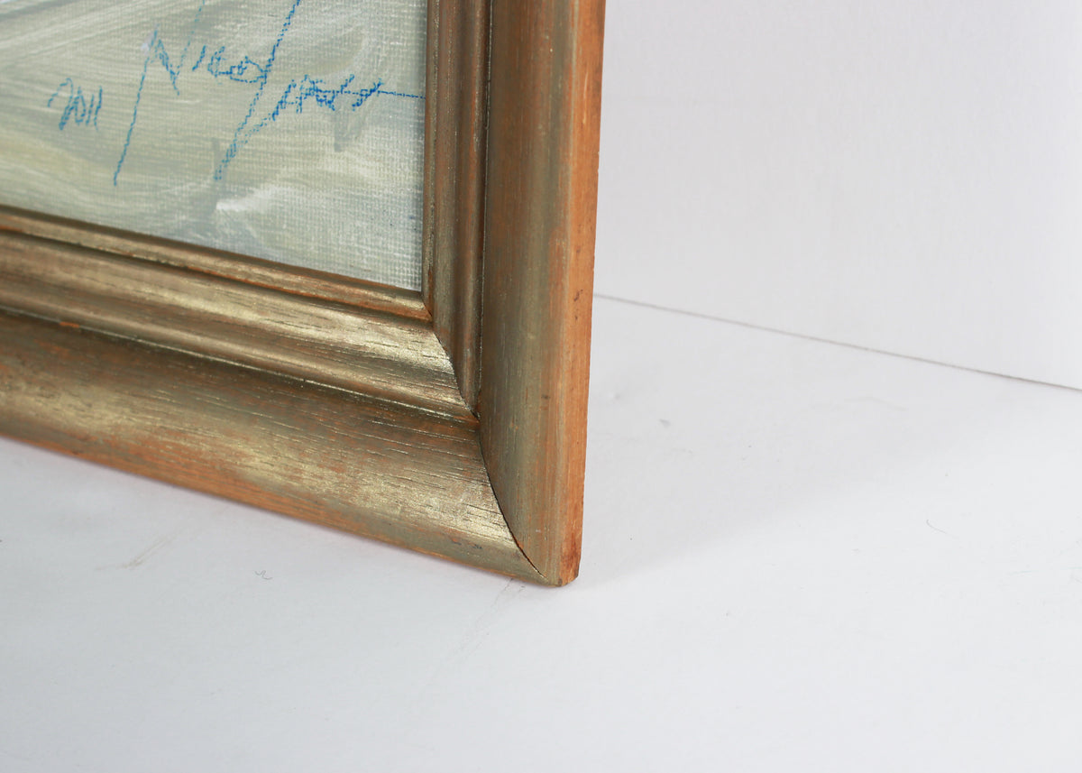 Expressionist California Freeway Scene <br>2011 Oil <br><br>#B2885