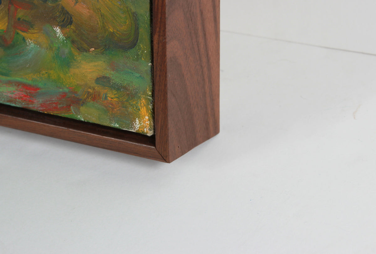 Abstract Expressionist California Coast <br>1988 Oil <br><br>#B2896