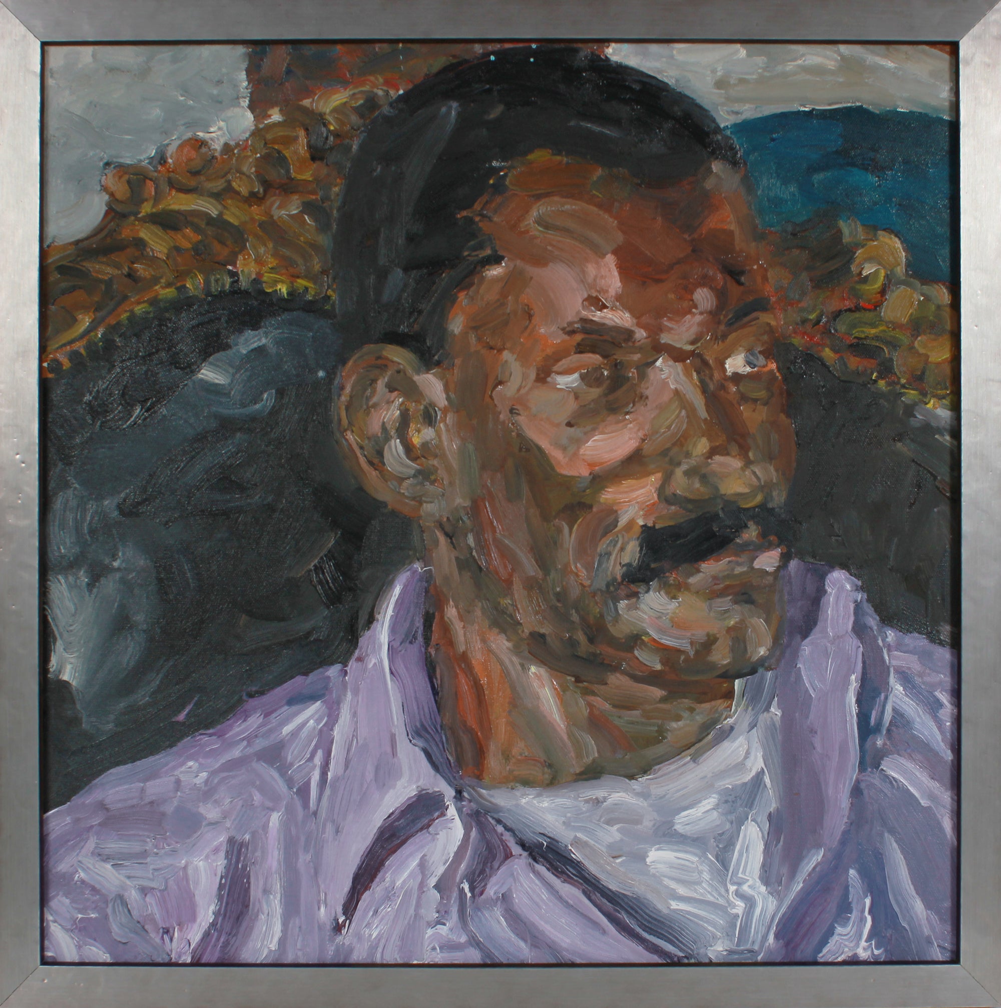Portrait of a Man <br>2001 Oil <br><br>#B2908